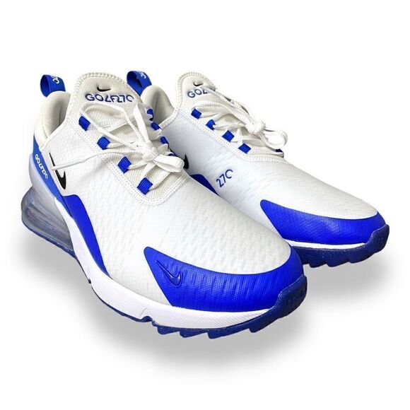 Nike Air Max 270 G Mens Golf Shoes White Racer Blue CK6483-106 size 10 No Box - Picture 1 of 6